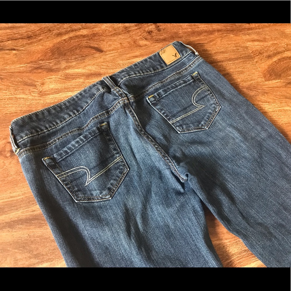 AE blue jeans.